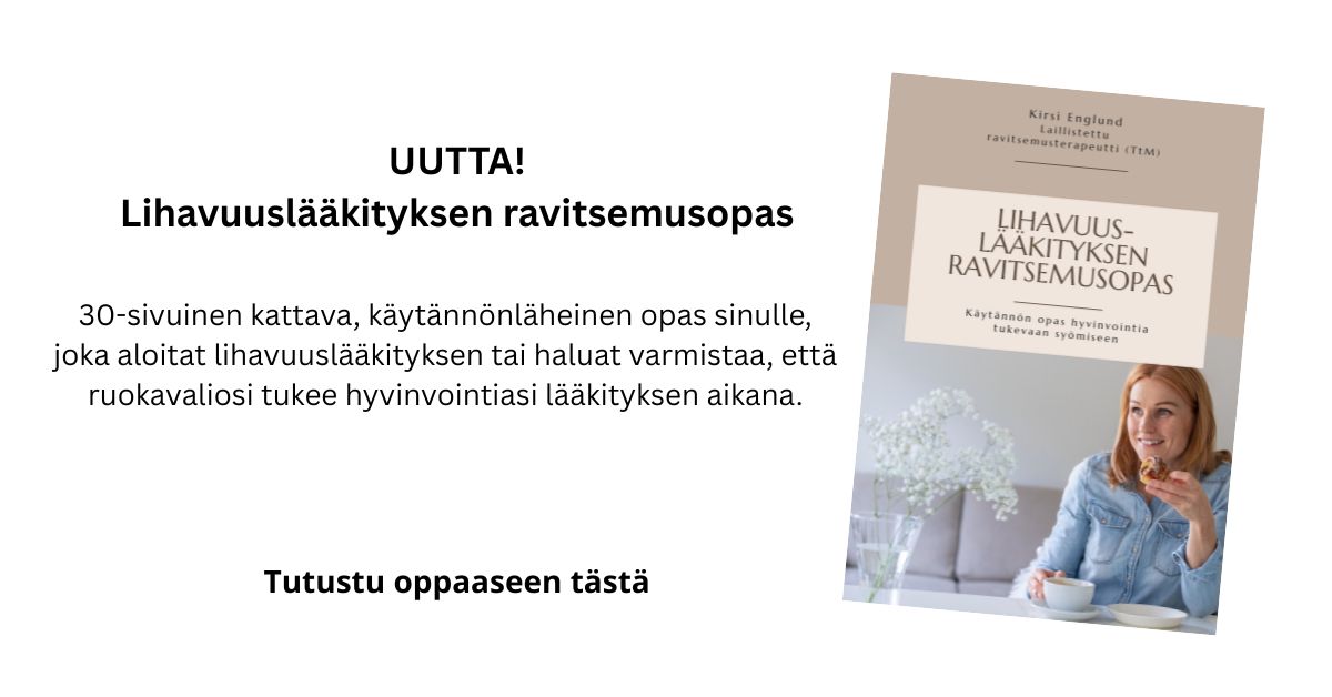 Lihavuuslääkityksen ravitsemusopas